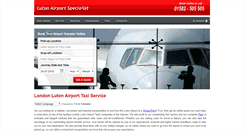 Desktop Screenshot of luton-airportspecialist.com